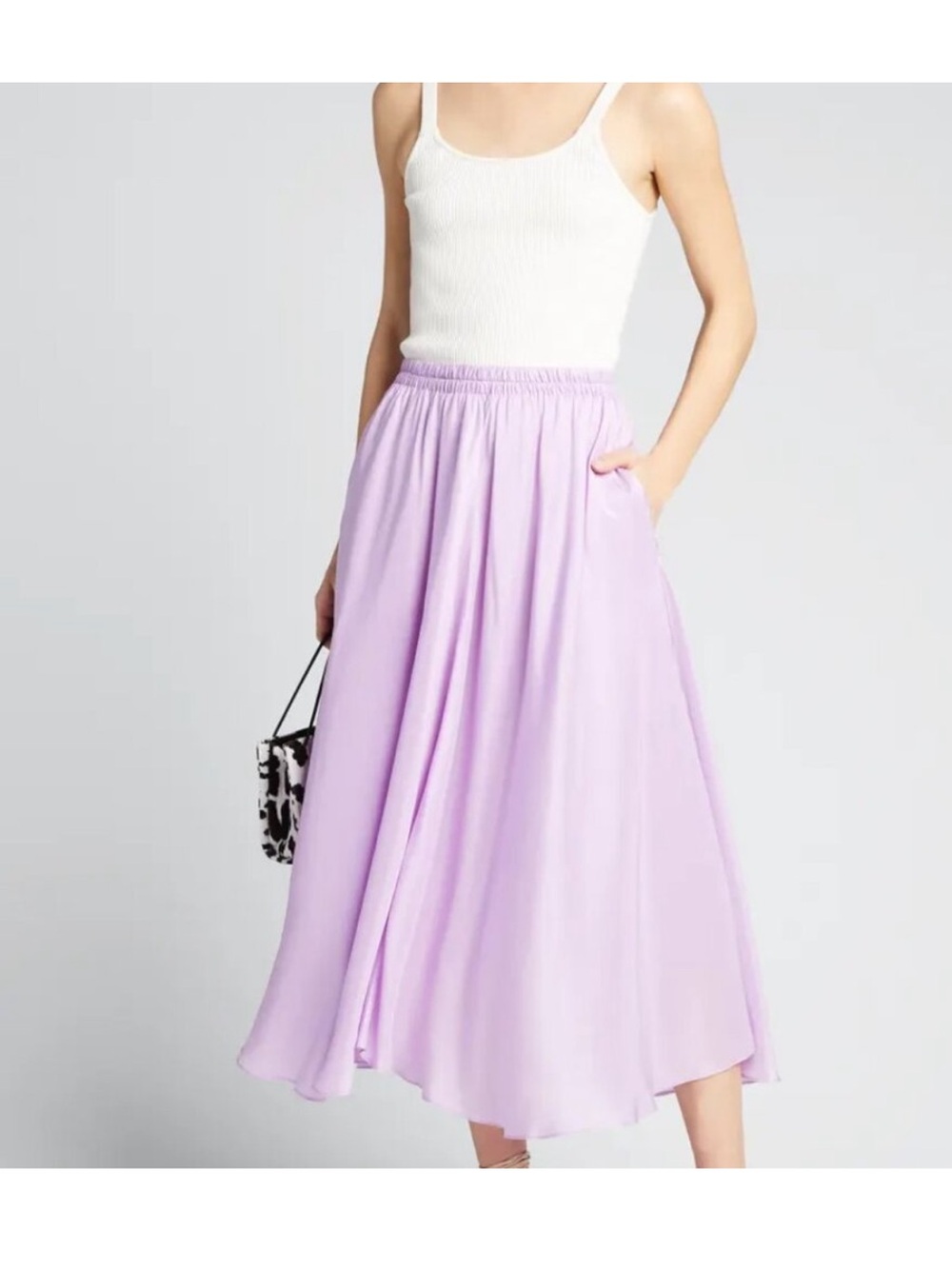 NWT $365 VINCE Silk Skirt Size XXS